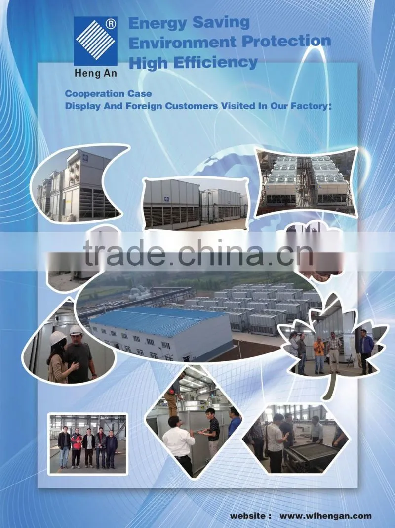 water closd circuit cooling tower for chiller plant