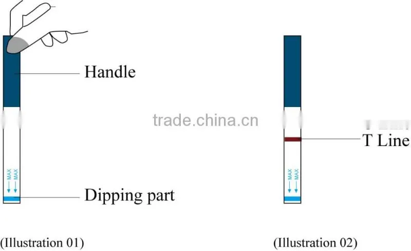 Fluoroquinolones Diagnostic Rapid Test Card for Milk (milk antibiotic test kit)