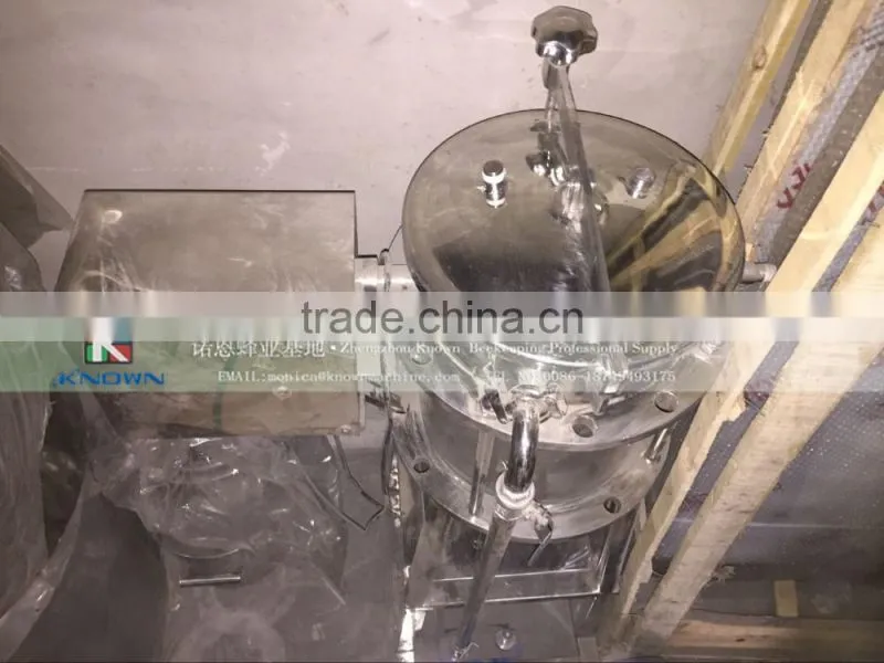 Stainless steel Vacuum Honey royal jelly filter /honey filting machine