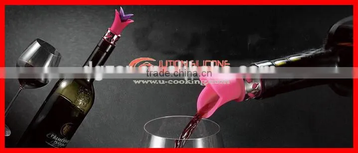 New design silicone rubber wine bottle stopper