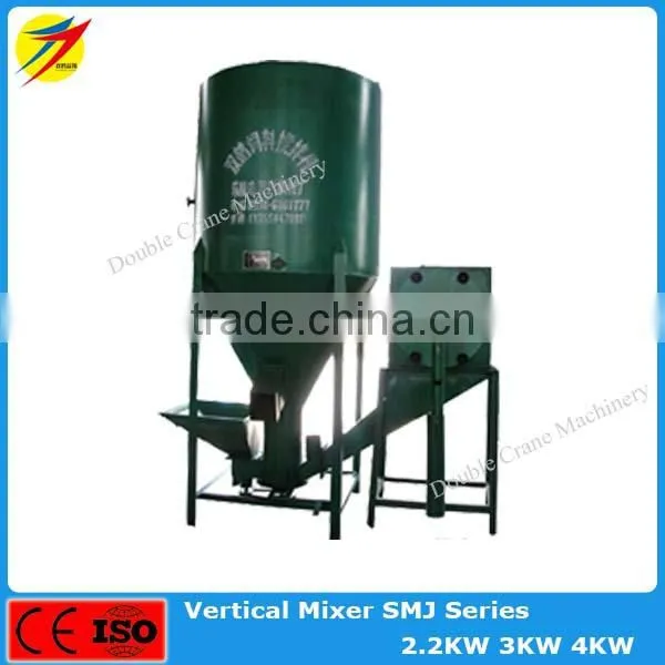 Vertical type factory supply poultry livestock feed grinder blender machine in china