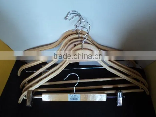 Environmental Clothes bamboo hangers manufacturer