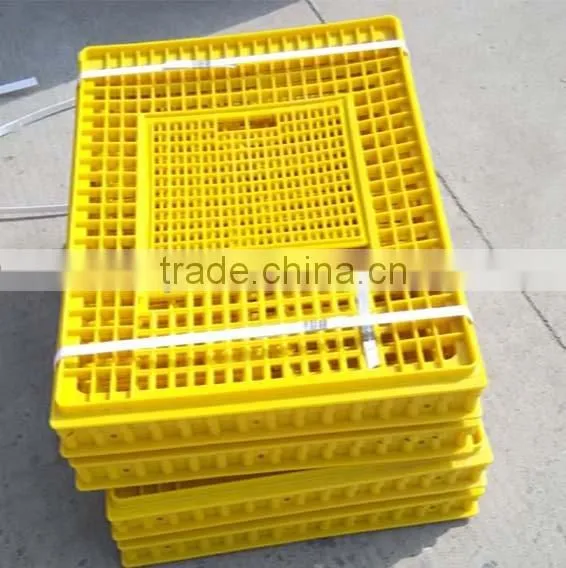 Chicken cage for Live chicken transportation /Transfer Plastic chicken transport basket /Crate
