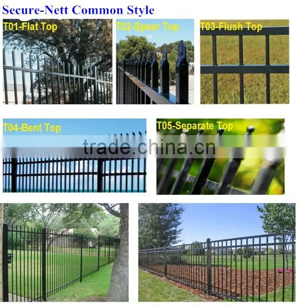 Hot Polular Perforated Steel Picket Security Fence Panel Wrought Iron Rigidit Panel