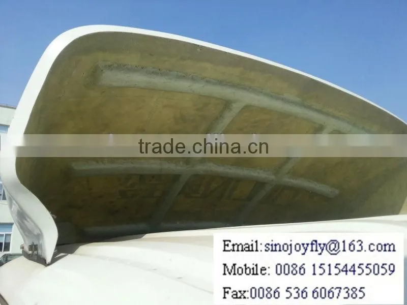 fiberglass isolated truck box in panels special vehical