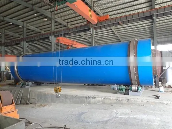 Small Capacity Wood Chips Rotary Drum Dryer For Drying Biomass Material