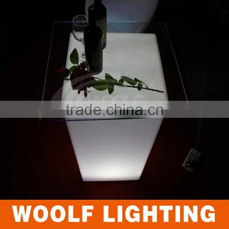Smash Hit Waterproof Color Changing Bar Used LED Cube Cocktail Table LED Table