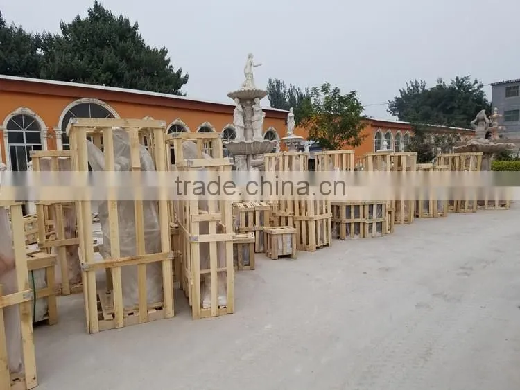 Natural Marble Stone Carved Woman Garden Statue