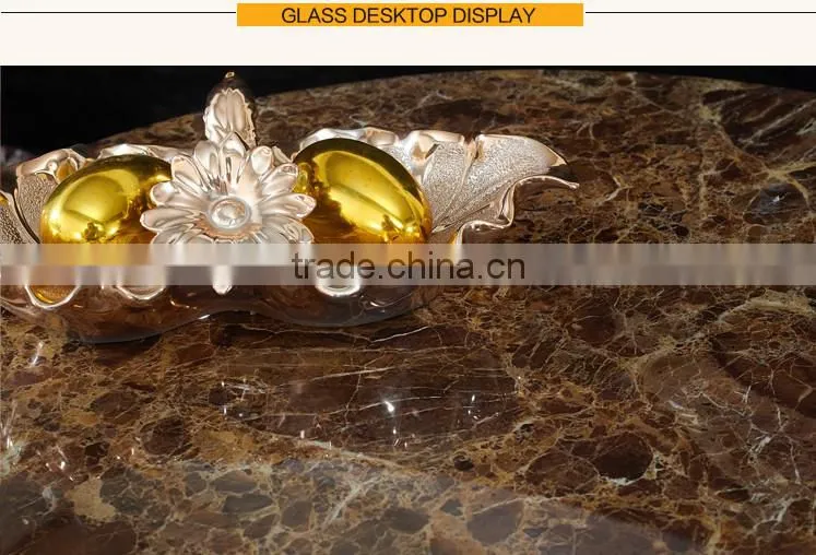 Hot Sale Gold Round Vintage Coffee Table C396
