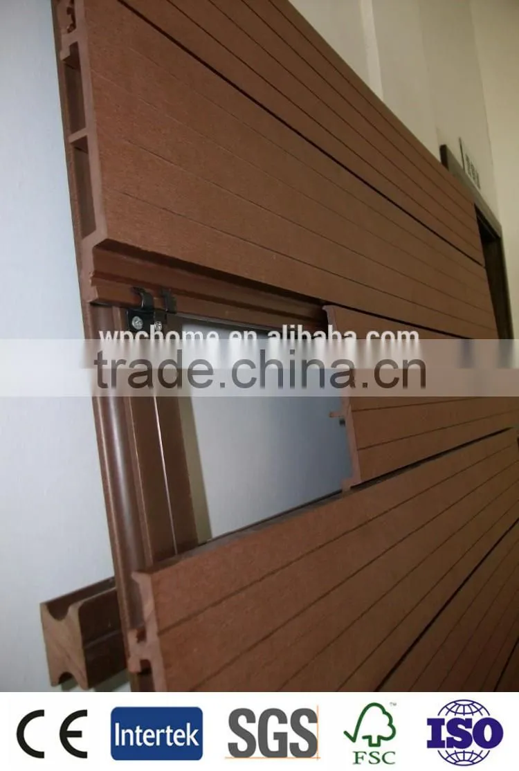 WPC, wood plastic composite wall panel wpc cladding, Exterior wall decoration,wpc cladding,outdoor 156*21mm