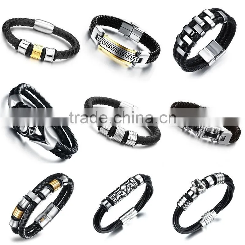 Charm Rubber Silicone Chain Gold Cross wristband bracelet for mens with stainless steel buckle