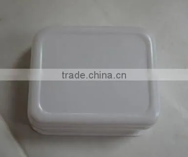 Disposable Rectangular Salad Bowl, Plastic Dish, Airline Salad Bowl