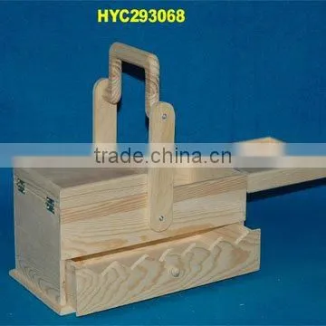 Wooden Sewing Box