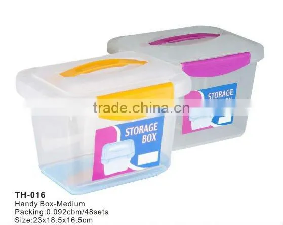 plastic rectangle suitcase,handy box,storage box,us general tool box th750