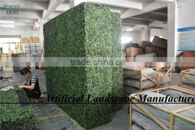 SAS016013 Artificial Boxwood wall,Iron Plastic Boxwood Fence