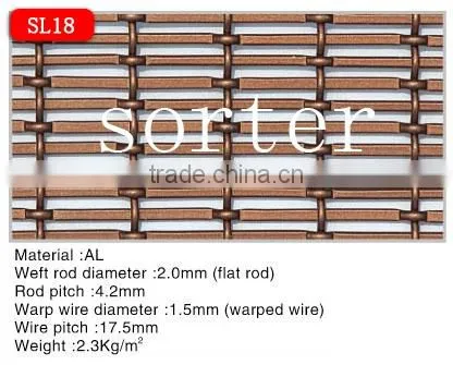 high quality wall drapery mesh for building material