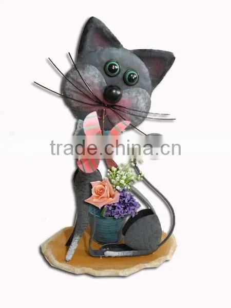 YS11911 windmill cat vases wholesale made in Fujian with size 13X8X22"