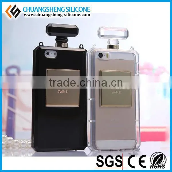 Luxury diamond Rhinestone Perfume Bottle Case for iPhone 6 / 6 plus/ 4 4S 5 5S for Samsung S4 Note 2/3 Mobile phone covers