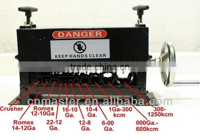 Waste recycling copper cable wire stripping machine(AMWS-40)