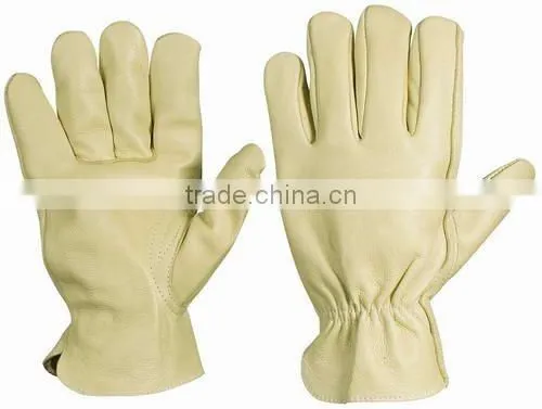 Cowgrain leather safety glove