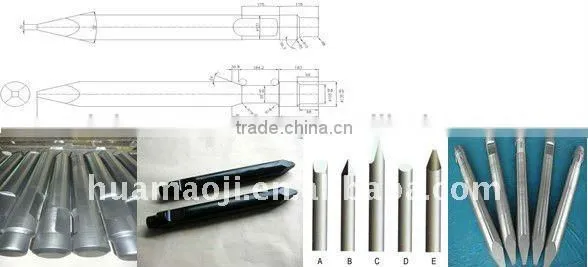 SOOSAN SH-20G hydraulic breaker chisel from China best supplier