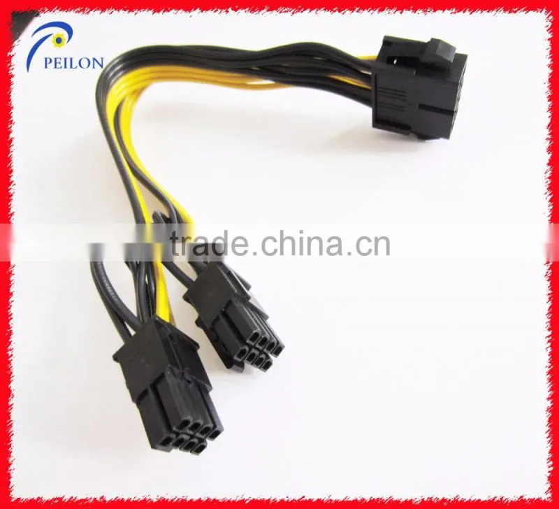 PCIE splitter CPU power 8pin to gpu 8pin pcie Graphics adapter converter