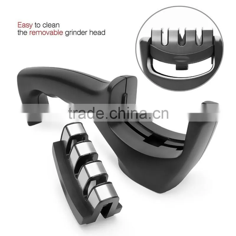2016 manual ceramic knife sharpener 3 stage knife sharpener