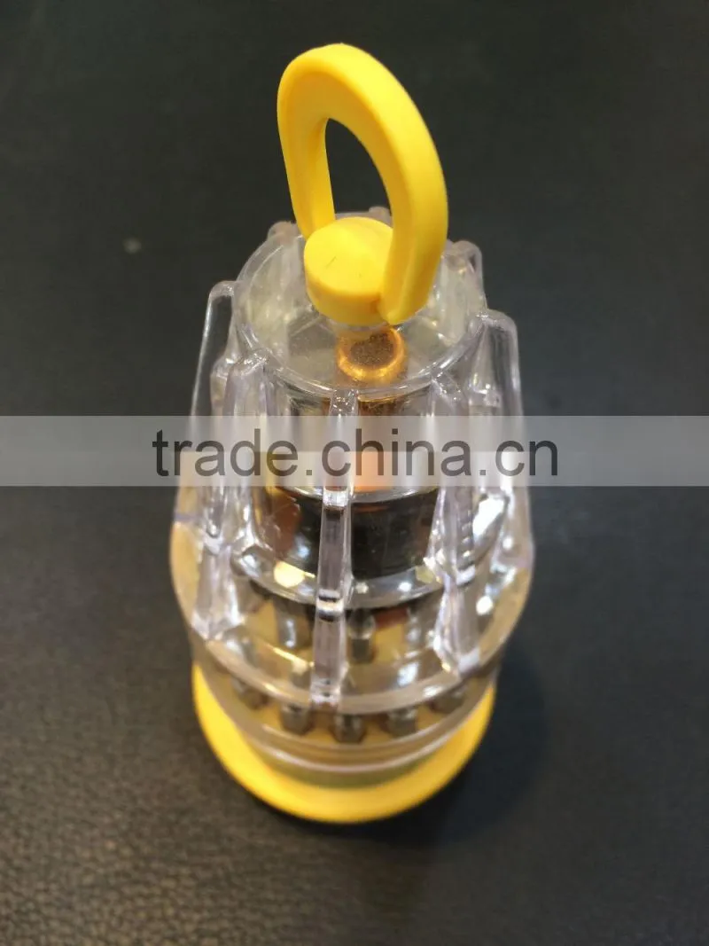 Berrylion Polished High Quality 31ps Screwdriver bit Stainless Steel Screwdriver bit