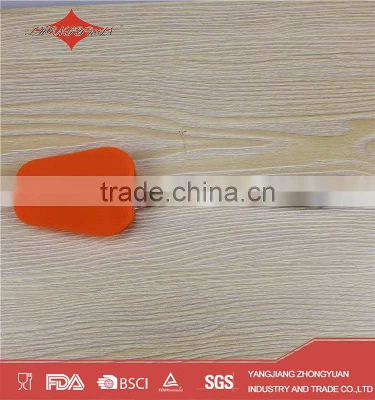 Eco-friendly big size head silicone spatula with translucent handle