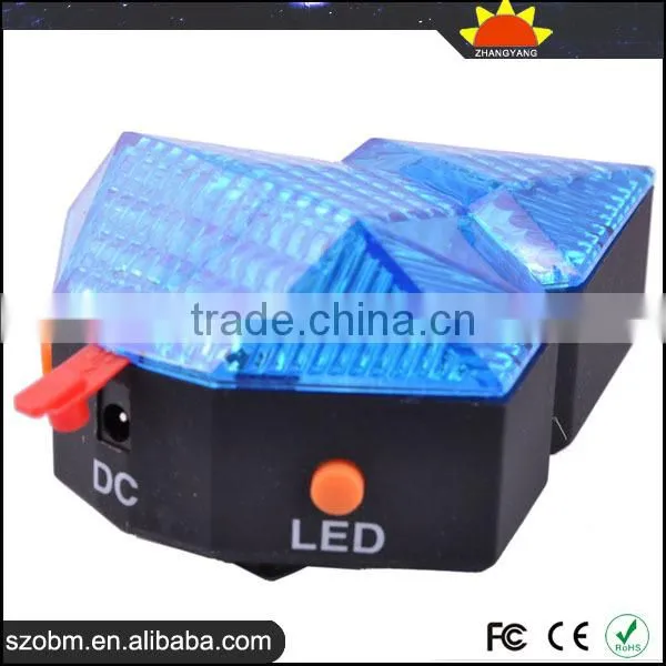 Factory Wholesale OEM Blue Diamond Style Wireless LED Laser Bicycle Bike safelight Taillight
