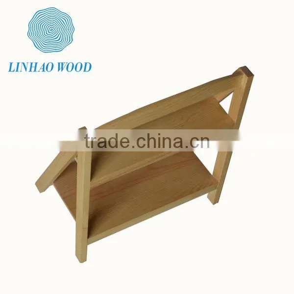 natural wood flower pot display stand,decoration wooden display stand,cheap ornament display stand