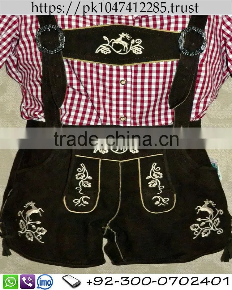 BAVARIAN LEDERHOSE/BAVARIAN TROUSER/GERMAN BAVARIAN LEDERHOSEN