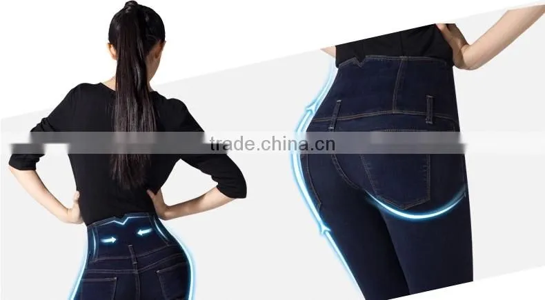 High waist thicken tight slimming Korean style fashion pants