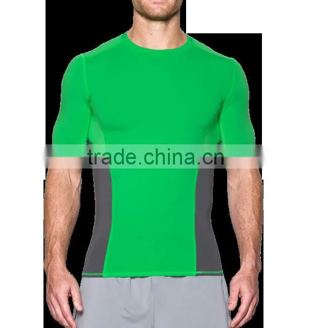 Dongguan Factory Custom Short Sleeve Sportswear Muscle Sport Gym T shirt