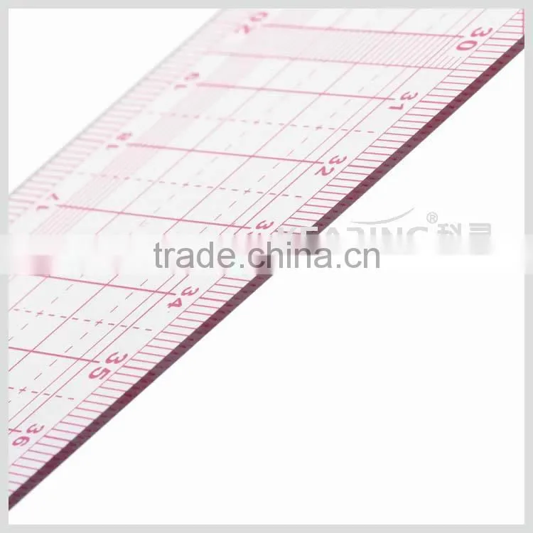 Kearing High Quality Metric Fashion Design Rulers 50m length 1.2 mm thickness flexible plastic Pattern Making Ruler # 8003