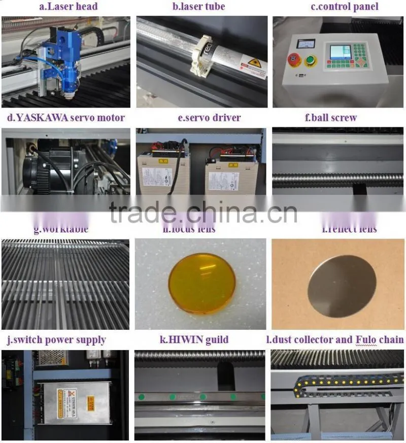 MC1325 reci 180w metal laser cutting machine
