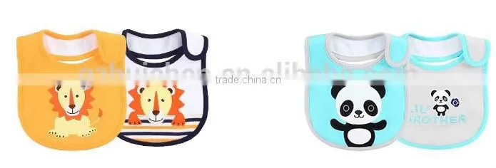 HOT SALE !Top Quality Branded MOM AND BAB Waterproof Pink Colour Bibs 100%cotton Embroidery