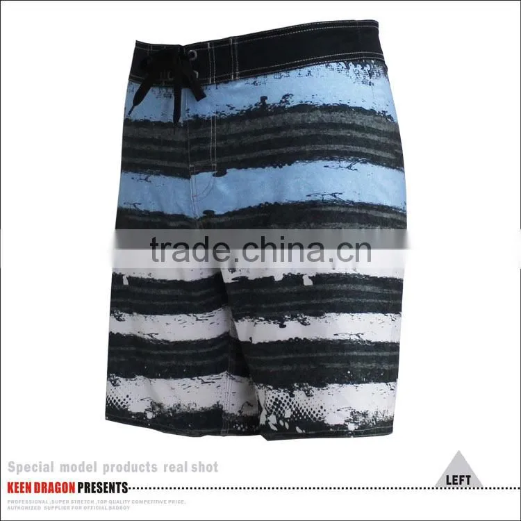 Boardshorts Bali Stripe Mens Swimwear 100% Polyester Shorts
