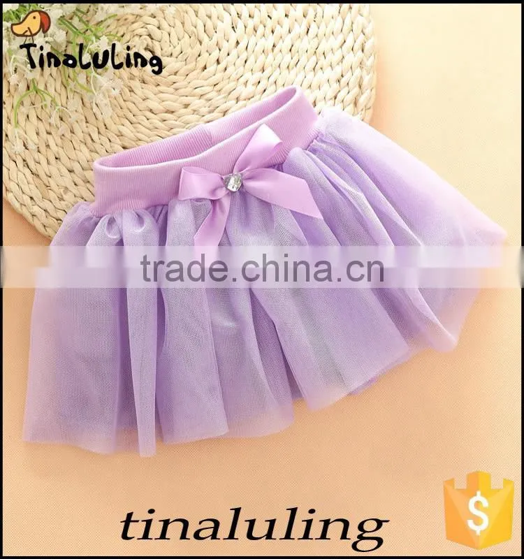 wholesale lilac tutus children mini skirts tulle pettiskirts for girls