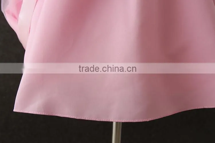 2017 girls dresses children frocks designs pink Lovely Bow-knot Vietnam 1 year baby girl dresses images first Communion dresses