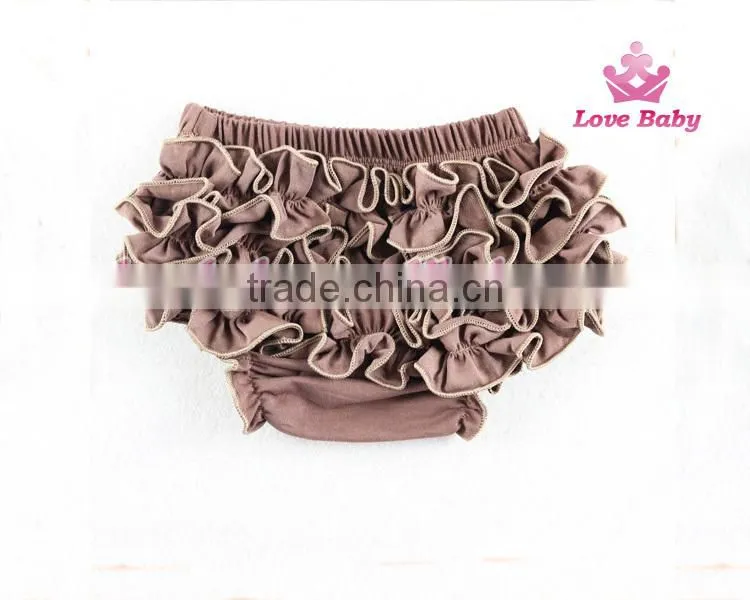 OEM Factory Cotton Baby Bloomer Ruffle Shorts Wholesale Kids Underwear
