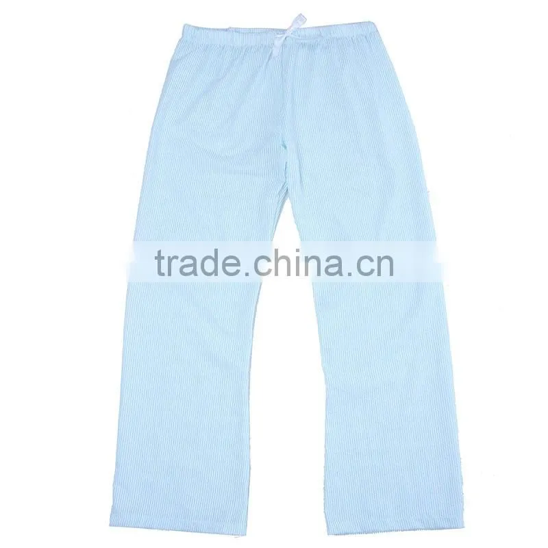 New style personalised monogrammed seersucker Pajamas Pants