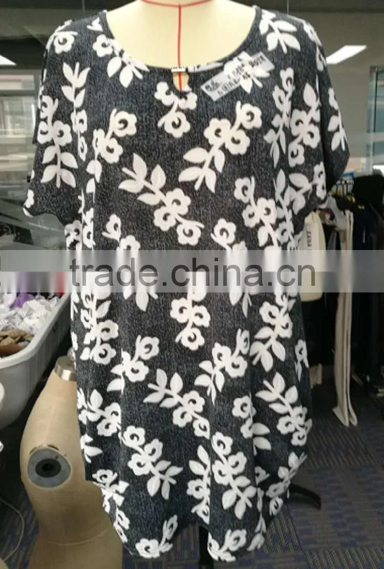 Traditional losse plus size latest fashion women blouse 2017