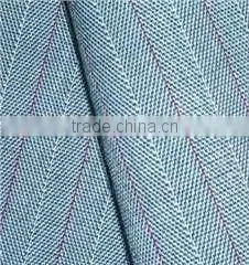 T/C FABRIC POLYESTER/COTTON 65/35%,GREIGE IN TWILL,HERRINGBONE WEAVE,B/WHITE,DYED