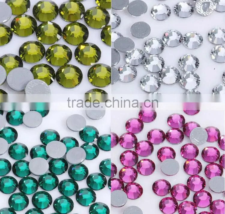 shiny and best quality Crystal-Hotfix Rhinestone Iron on Transfer Hot fix Motif crystal