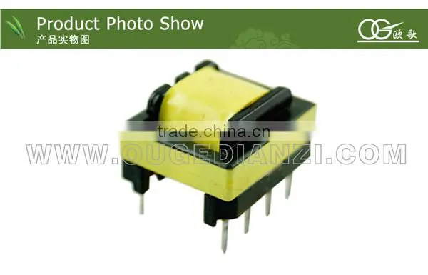 EE25 high frequency switching transformer,horizontal,pin4+4