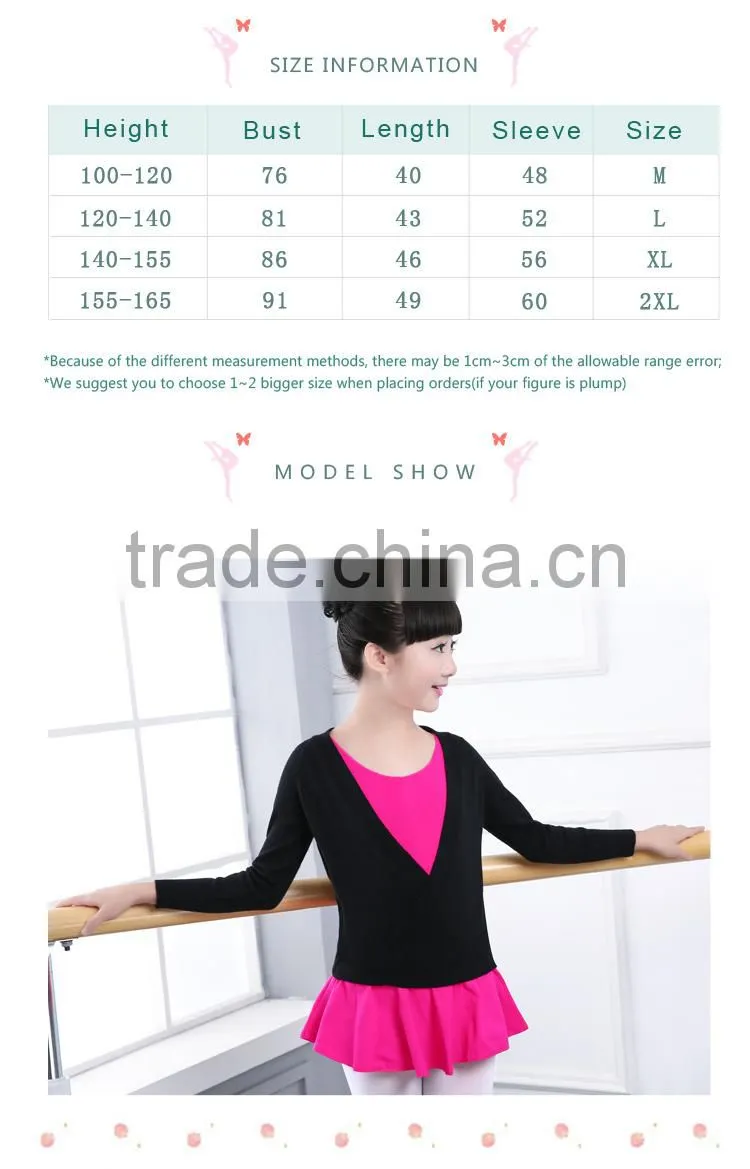 Wrap Knitted Ballet Crossover Leotard Coat Ballet Dance Sweater