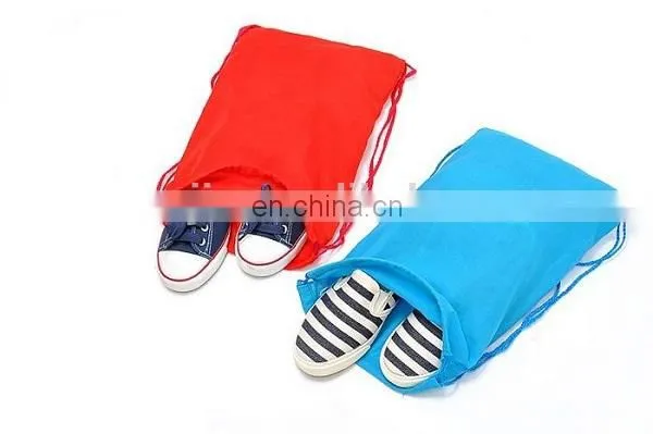 factory directly sale cheap non woven drawstring bag for shoes