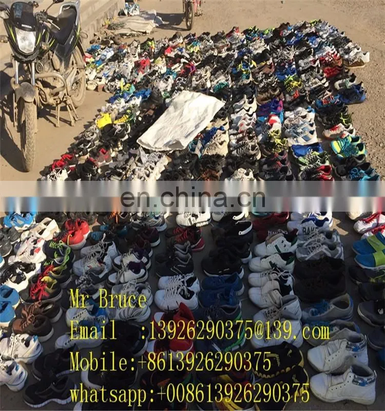 Cheap wholesale used shoes in china/second hand clothes in bales for uganda