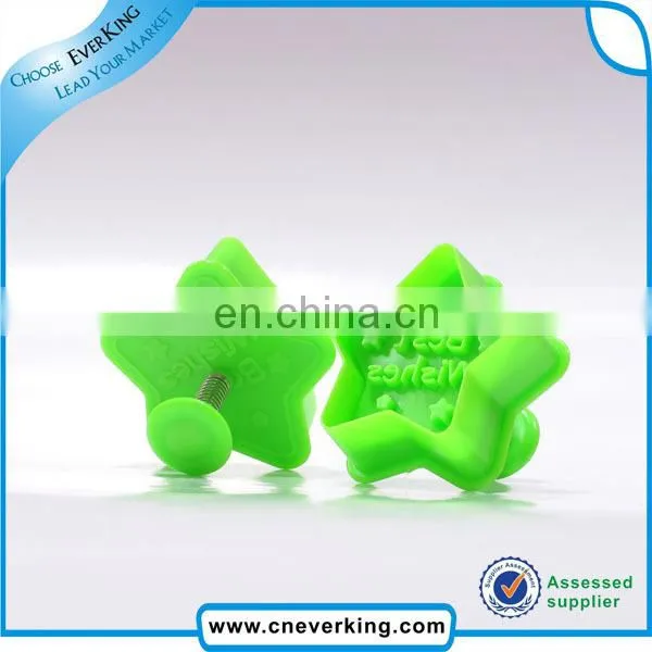 fashionable star shape cookie cutter with colorful